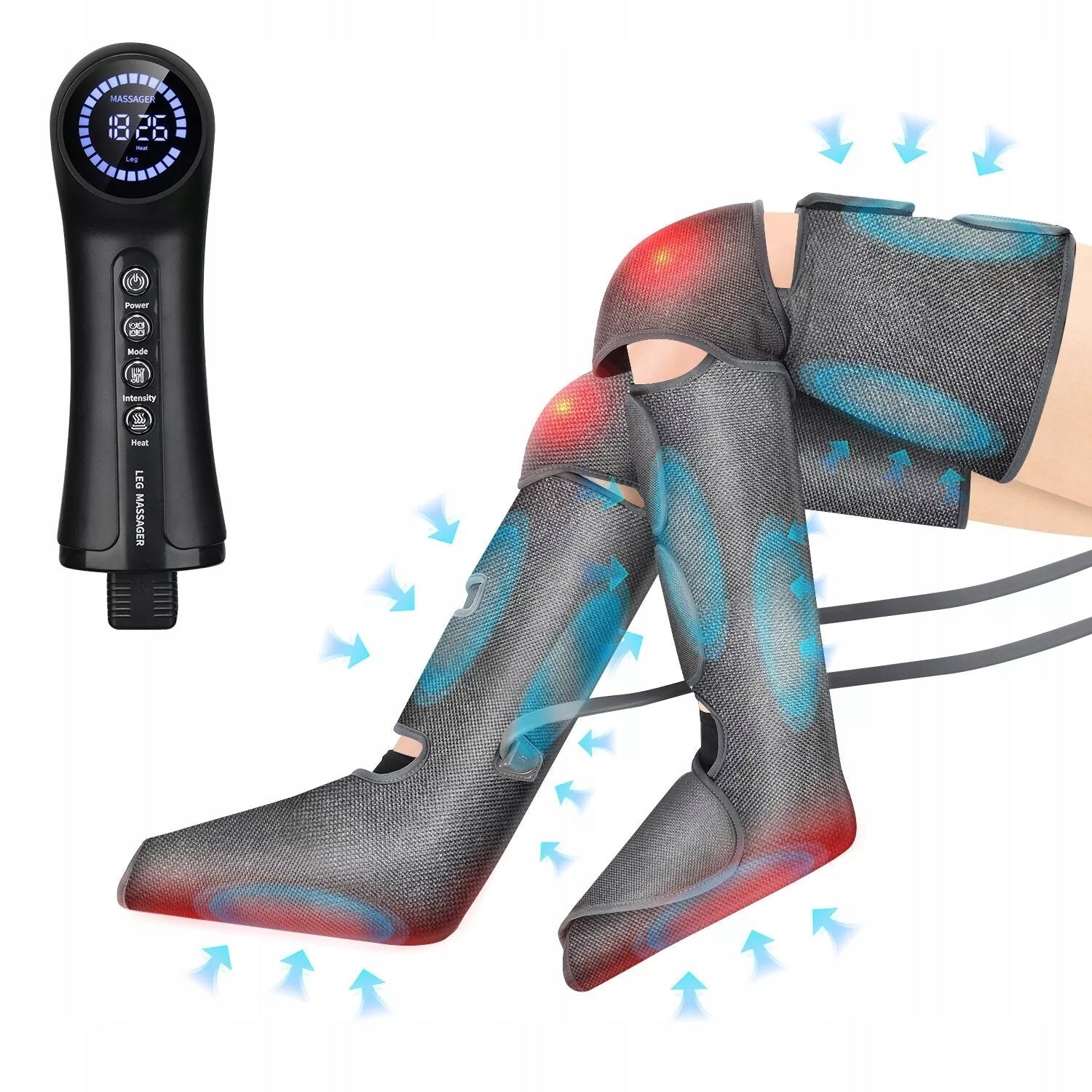 COMPRESSION MASSAGER FOR LEG MASSAGE, COMPRESSION LEG MASSAGER, 3 MODES Packaging status original