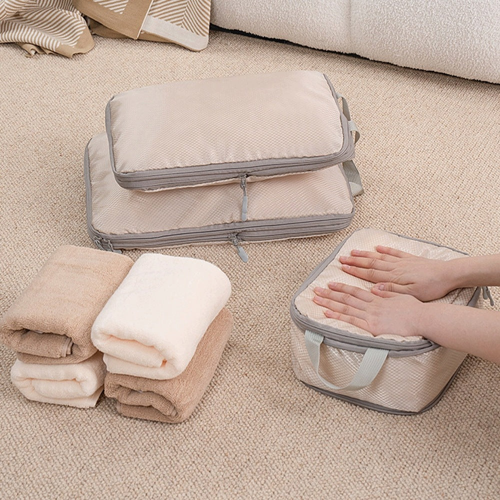 COMPRESSION ORGANIZER PACKING SET TRAVEL SUITCASE BAGS 3 PCS Packaging status original