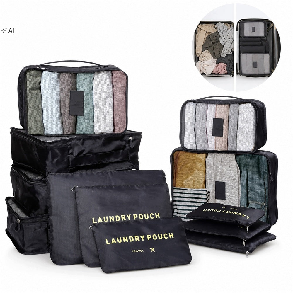 COMPRESSION ORGANIZER Travel Set for Packing Bags Cases 12 Pieces