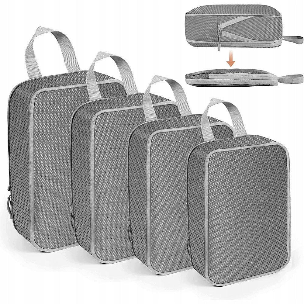 COMPRESSION ORGANIZERS FOR SUITCASE TRAVEL BAGS 4PCS Packaging status original