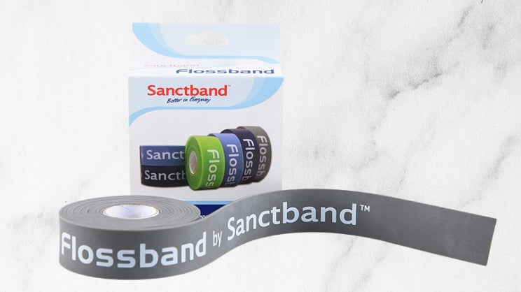 COMPRESSION RUBBER FLOSS BAND SANCTBAND 2M TAPE Color gray