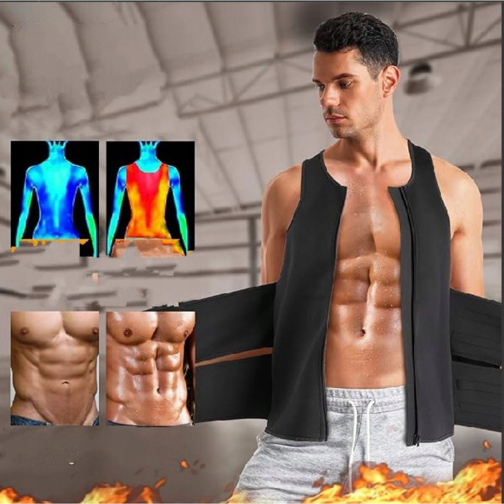 COMPRESSION SLIMMING WAIST CORSET WITH VELCRO, L Kind slimming belt