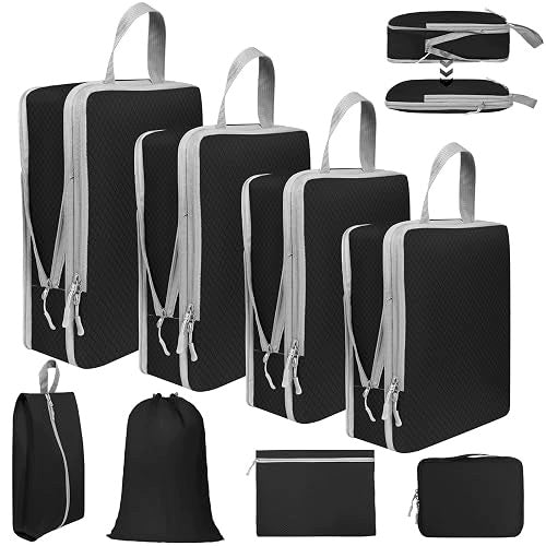 COMPRESSION SUITCASE ORGANIZER 8 PCS TRAVEL KIT FOR HOME