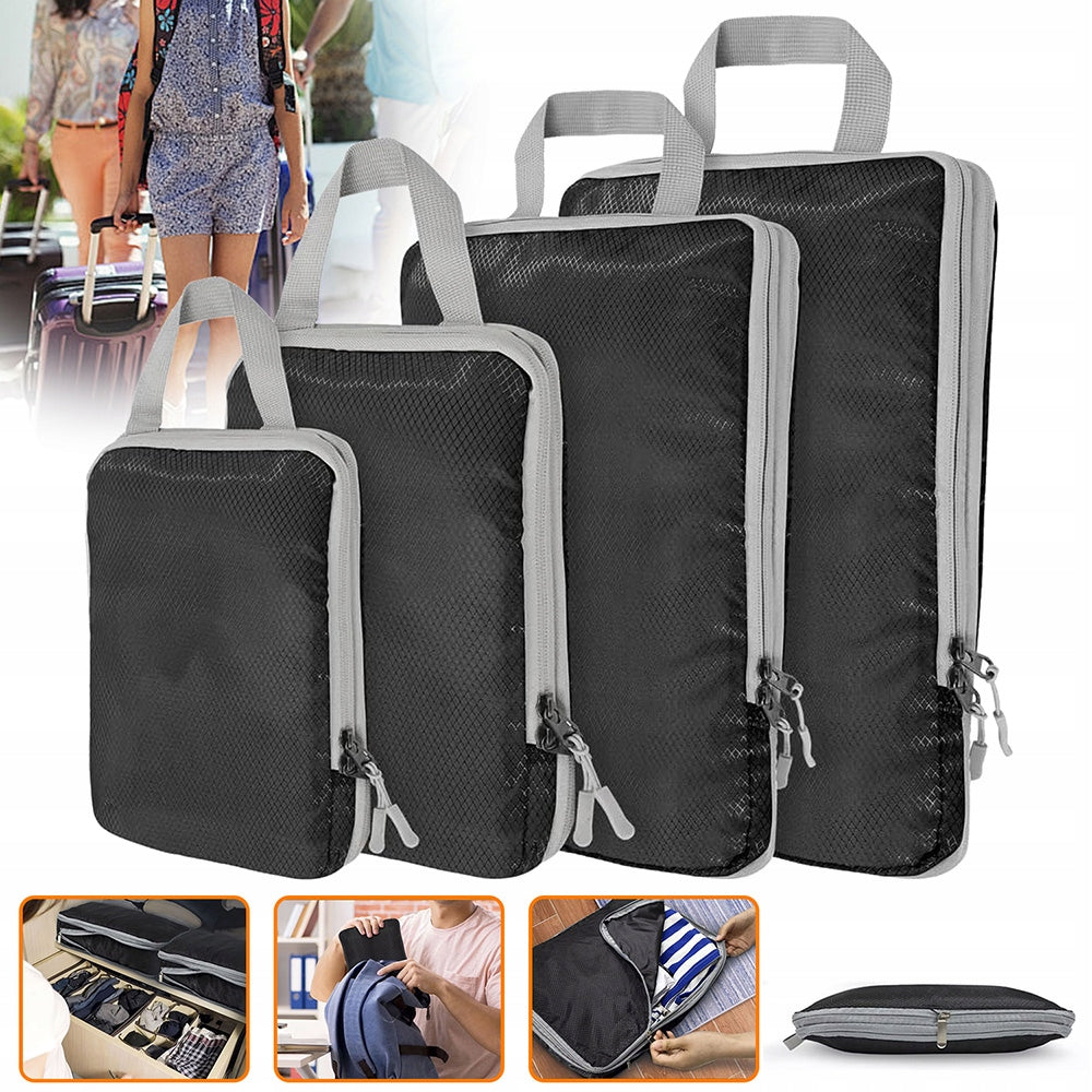 COMPRESSION TRAVEL ORGANIZER FOR PACKING BAG SUITCASE 4PCS SET Manufacturer code 035SF