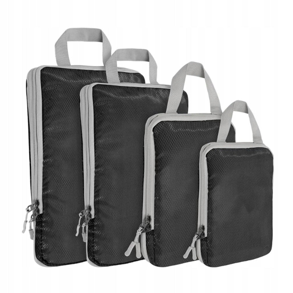 COMPRESSION TRAVEL ORGANIZER FOR PACKING BAG SUITCASE 4PCS SET