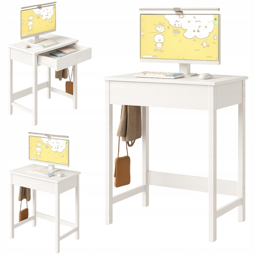 COMPUTER DESK CHILDREN'S TABLE SMALL TABLE WITH 1 DRAWER MODERN 60CM