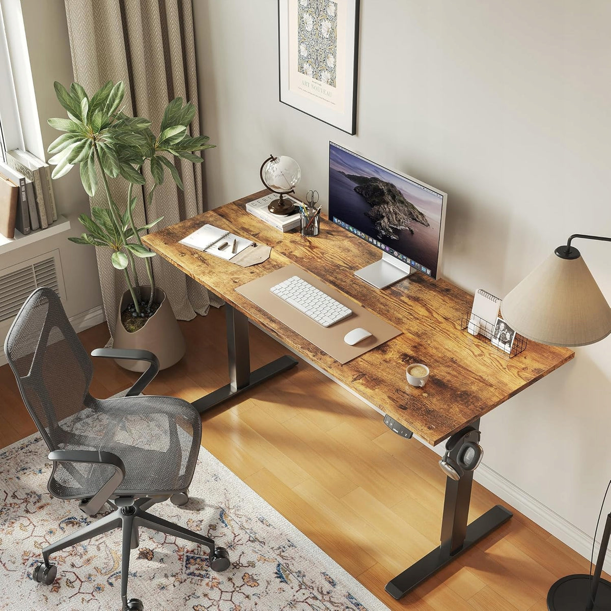 COMPUTER DESK COMPUTER TABLE FUNCTIONAL ADJUSTABLE 120X60CM EAN (GTIN) 0098800985672