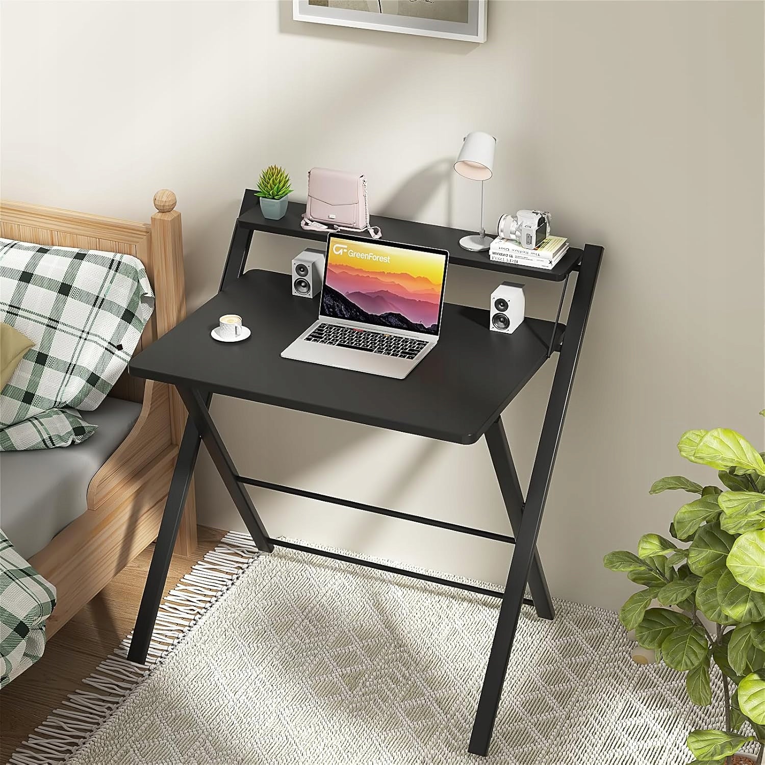 COMPUTER DESK COMPUTER TABLE FUNCTIONAL FOLDING PORTABLE 70CM EAN (GTIN) 0097789887458