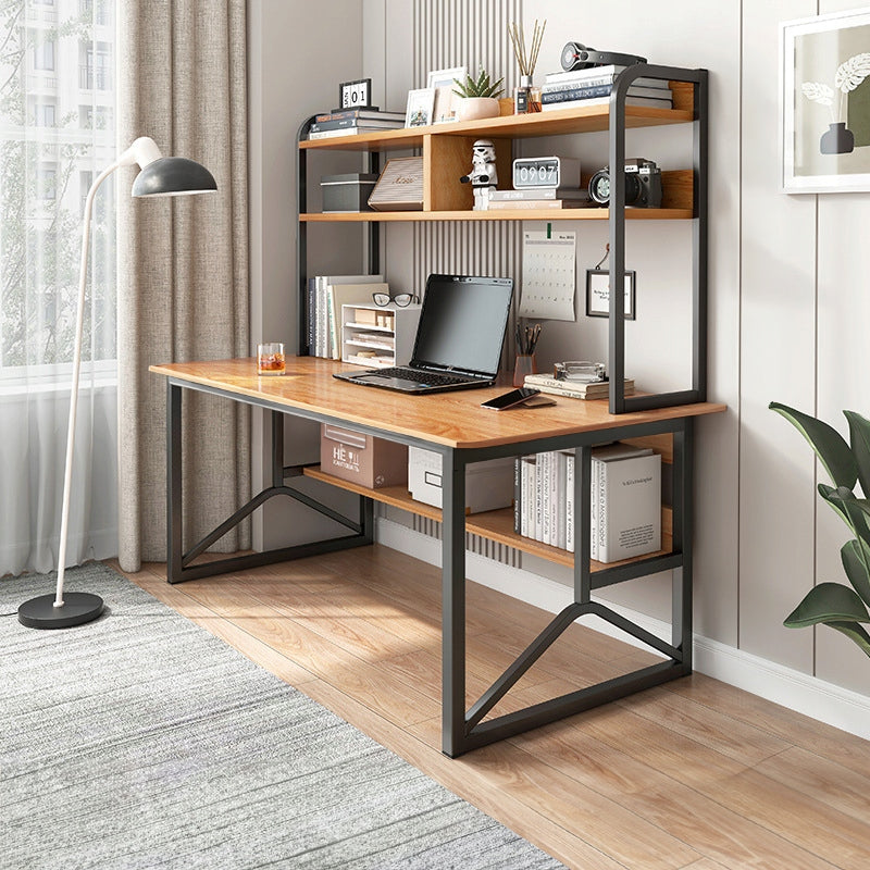 COMPUTER DESK DARK BEECH UNDER LAPTOP GAMING TABLE MODERN 120 CM EAN (GTIN) 5904890437548
