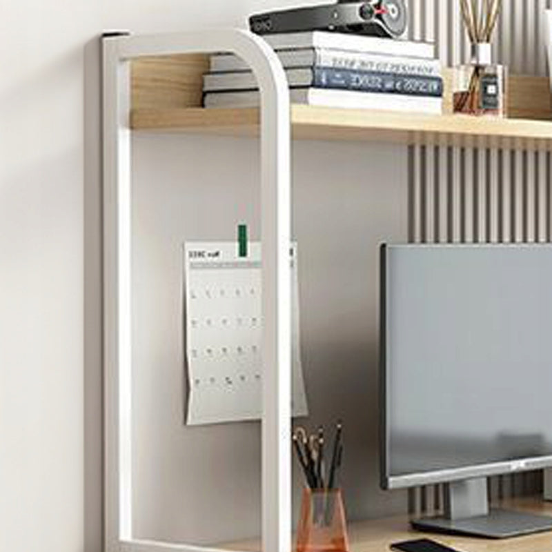 COMPUTER DESK LIGHT OAK LAPTOP GAMING TABLE MODERN LOFT 120 CM Manufacturer code BIURKO KOMPUTEROWE BIAŁE