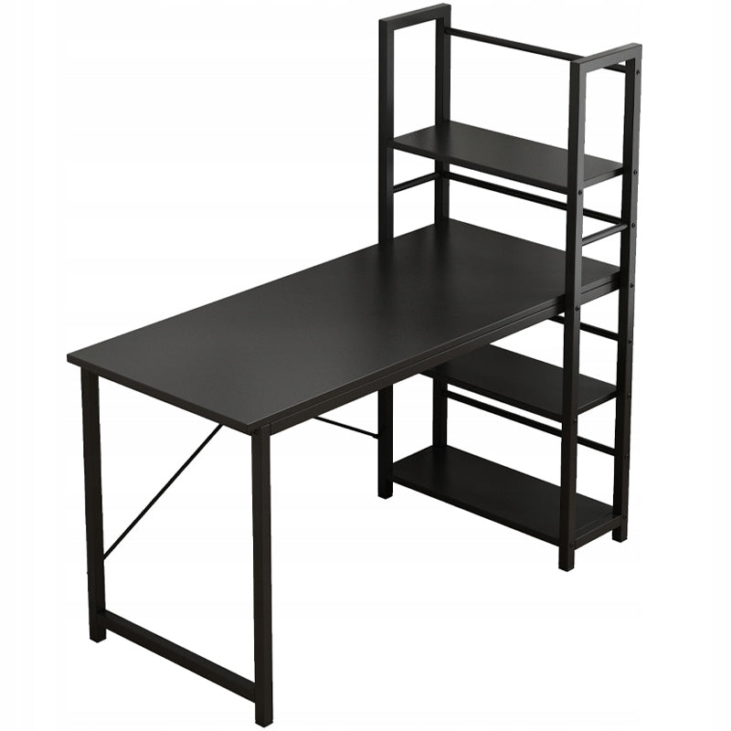 COMPUTER DESK LOFT BLACK SCHOOL INDUSTRIAL WITH BOOKCASE SHELVES 120CM EAN (GTIN) 5904890434417