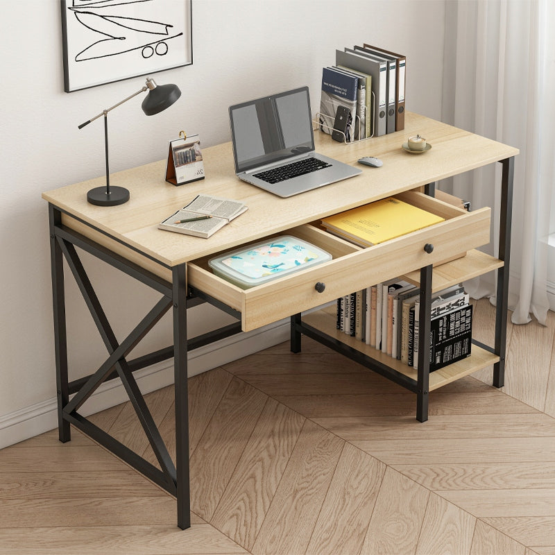 COMPUTER DESK LOFT INDUSTRIAL DRAWER SHELF LIGHT SCANDINAVIAN OAK Manufacturer code BIURKO KOMPUTEROWE INDUSTRIALNE