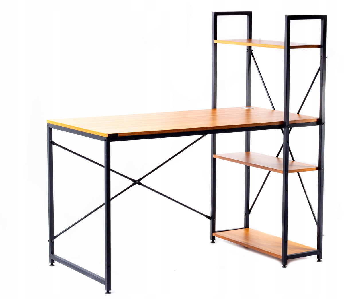 COMPUTER DESK LOFT SCHOOL RIWALL RD-01 GAMING WITH BOOKCASE AND SHELVES EAN (GTIN) 8595123408250