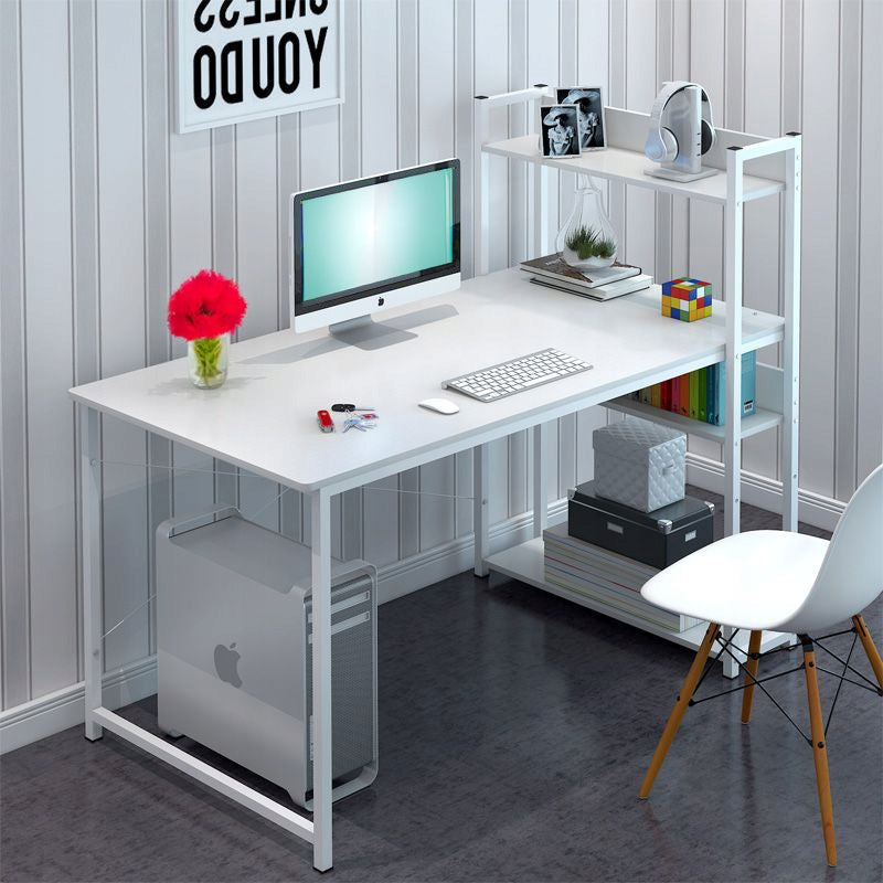 COMPUTER DESK LOFT TABLE WHITE YOUTH TABLE WITH BOOKCASE SHELVES 120 EAN (GTIN) 5904890446243