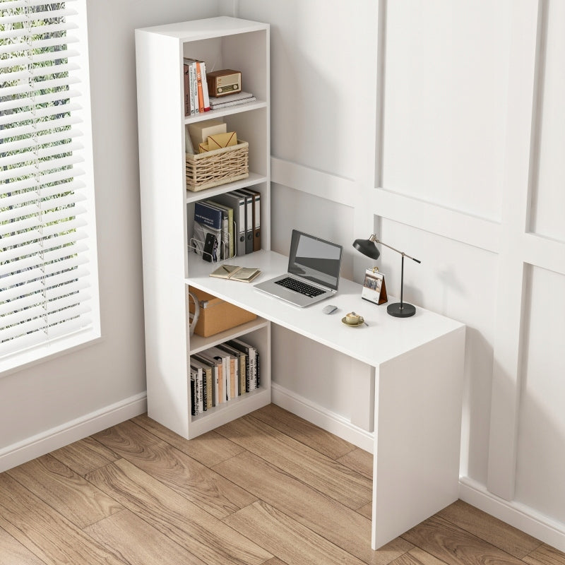 COMPUTER DESK MODERN WITH SHELVES SCANDINAVIAN YOUTH WHITE EAN (GTIN) 5904890438613