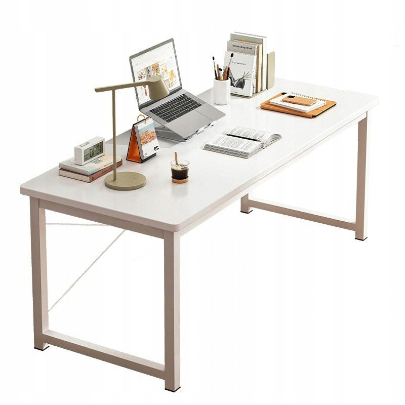 COMPUTER DESK TABLE WHITE YOUTH SCHOOL INDUSTRIAL 120 CM