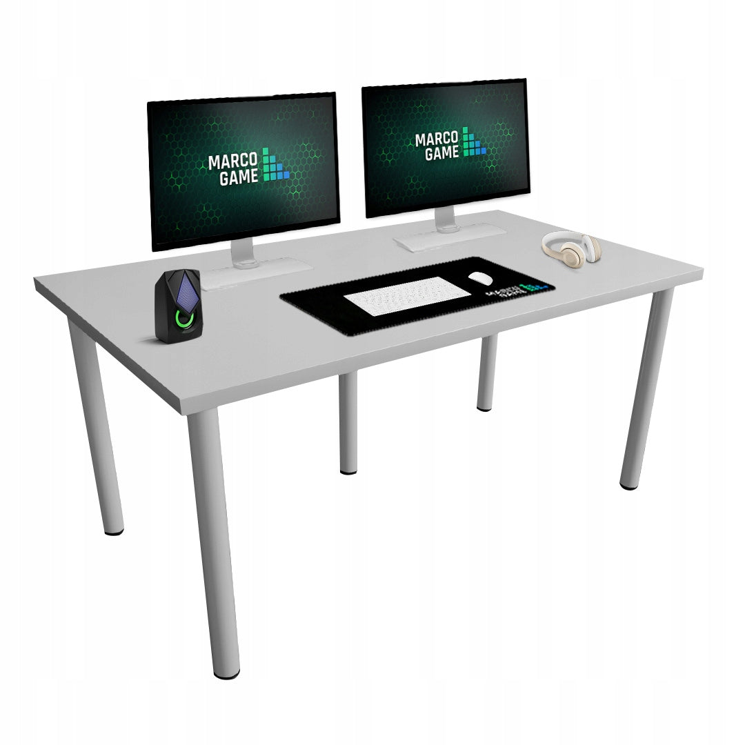 COMPUTER GAMING DESK 160x80 BLACK TABLE LARGE MANUFACTURER MARCO GAME Brand MARCO GAME
