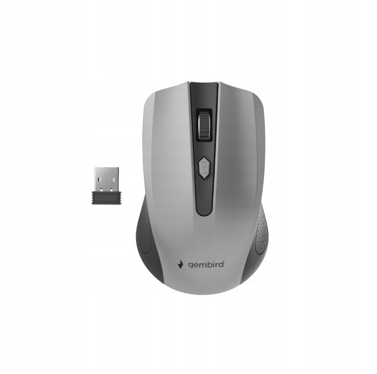 COMPUTER MOUSE WIRELESS MOUSE USB 2,4 GHz LAPTOP PC 1600 DPI Color gray