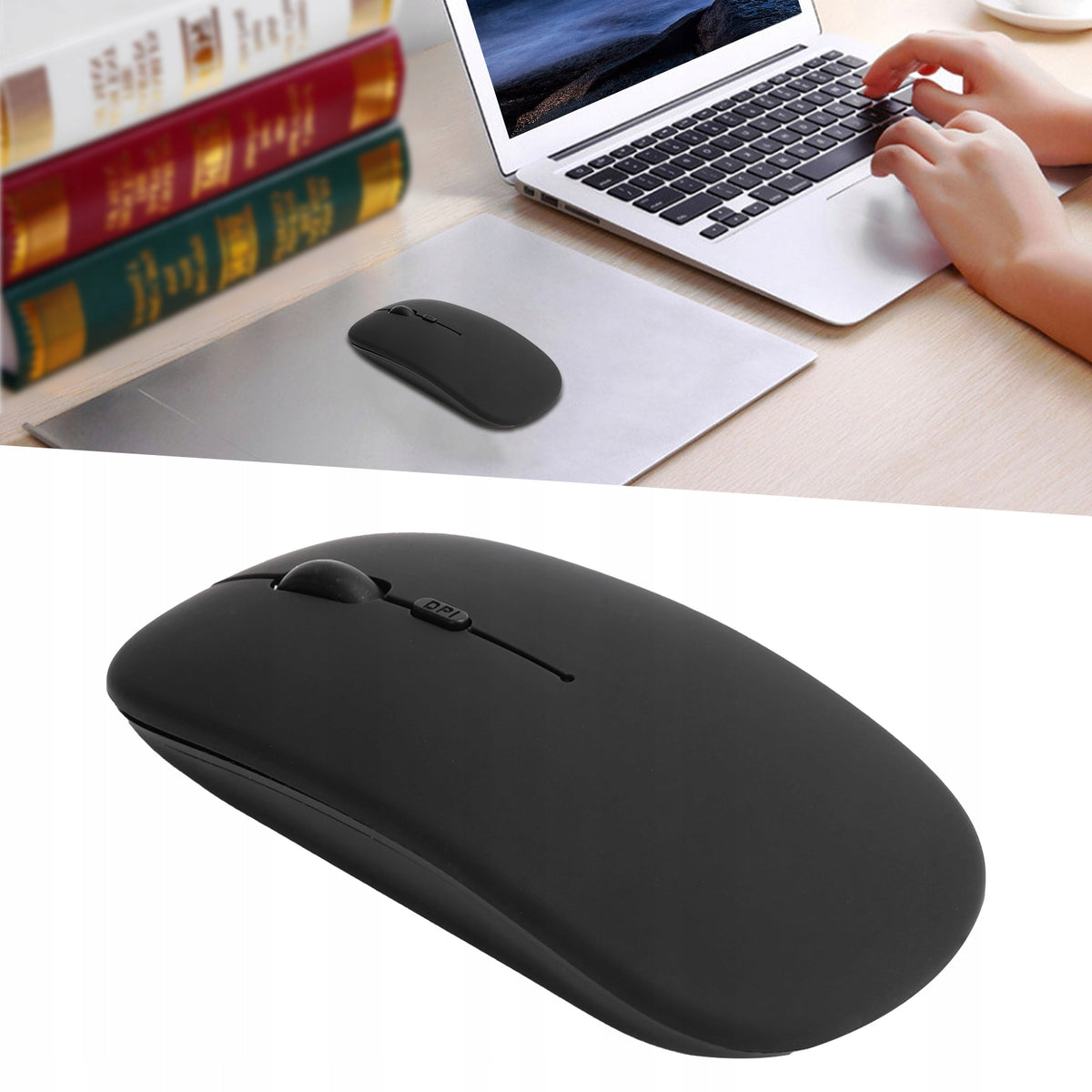 COMPUTER MOUSE WIRELESS SILENT OPTICAL BLACK Manufacturer code 2412210014811