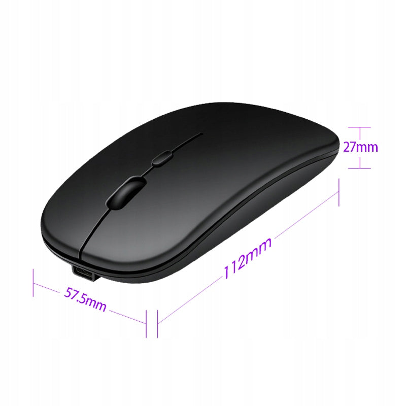 COMPUTER MOUSE WIRELESS SILENT OPTICAL MOUSE BLACK Packaging status original