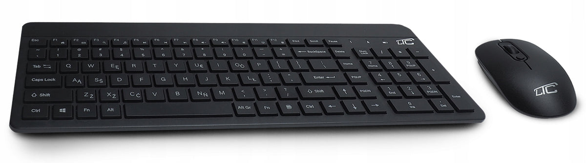 COMPUTER SET MOUSE WIRELESS KEYBOARD WITH POLISH CHARACTERS Manufacturer code LXKM207