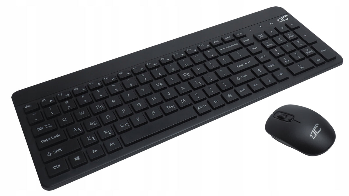 COMPUTER SET MOUSE WIRELESS KEYBOARD WITH POLISH CHARACTERS Packaging status original