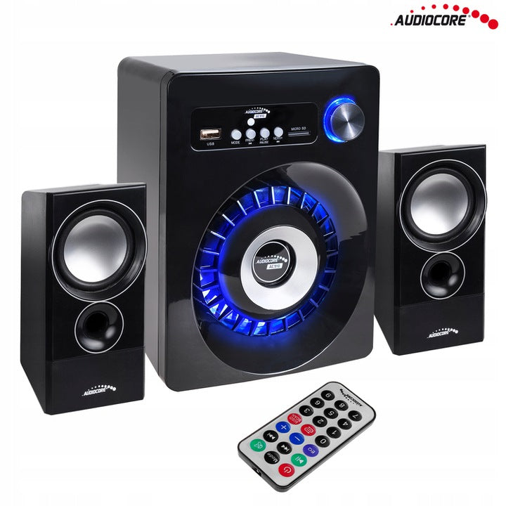 COMPUTER SPEAKERS 2.1 Bluetooth USB SD FM JACK Manufacturer code AC910