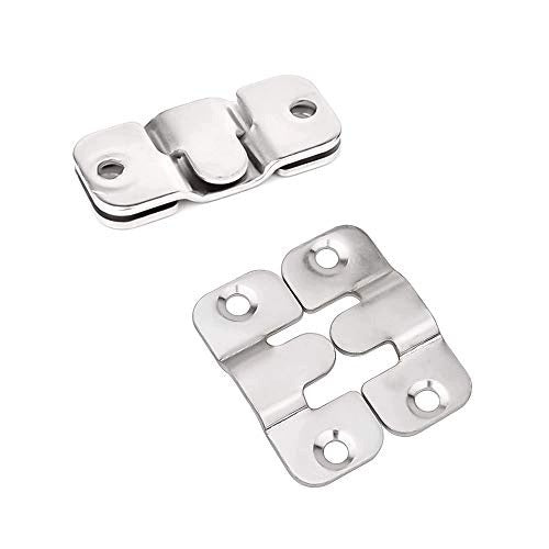 CONCEALED BRACKETS HIDDEN FOR FRAME PAINTINGS 10 PAIRS STEEL 20 PCS. STEEL Manufacturer code Bez marki