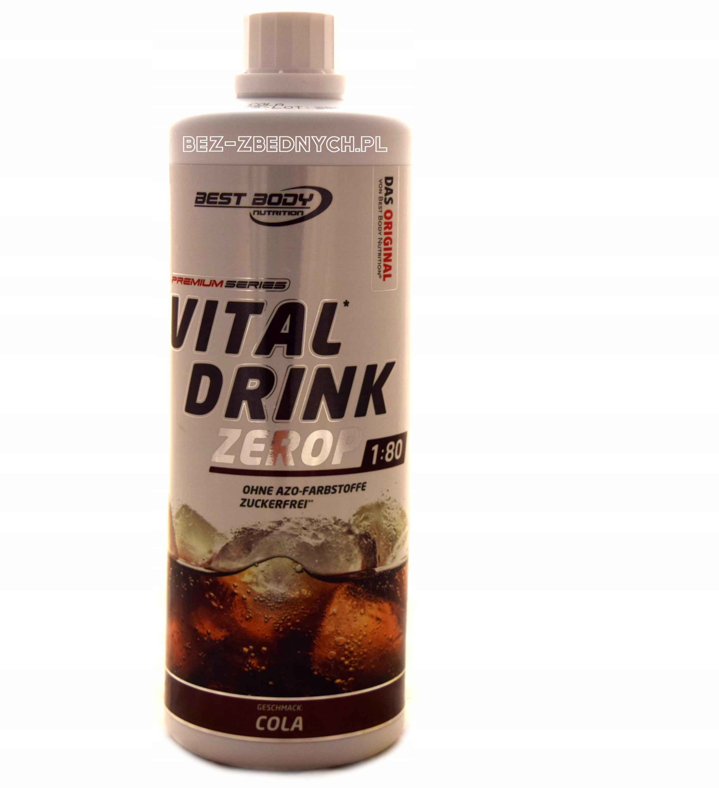 CONCENTRATE Best Body Nutrition Isotonic Cola 1000 ml without sugar Packaging status original