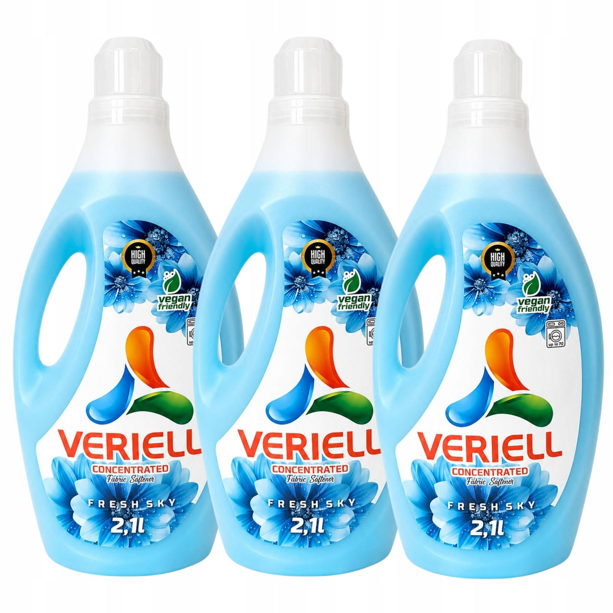 CONCENTRATE SOFTENER VERIELL 3x 2,1 L FRESH SKY 210 WASHES