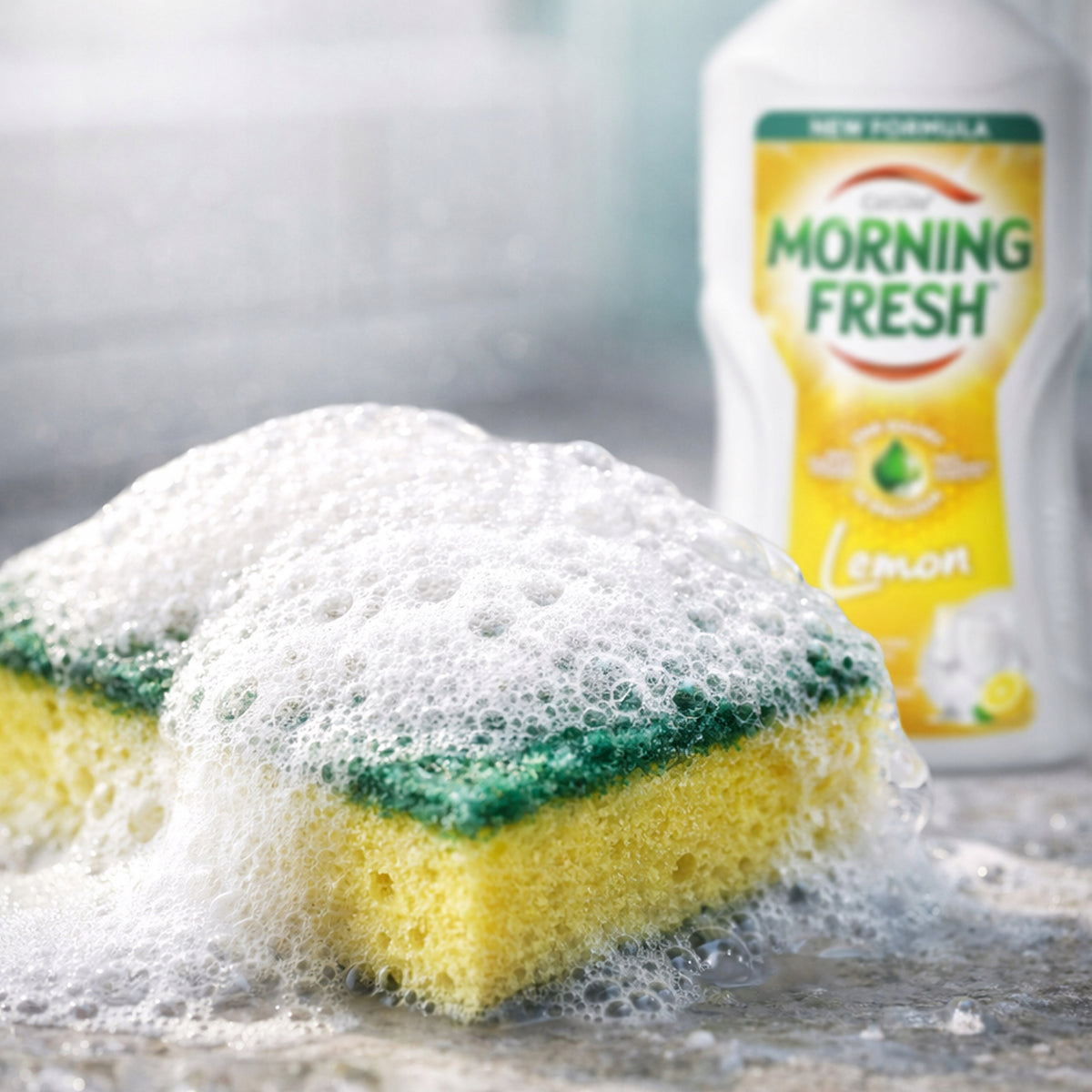 CONCENTRATED DISHWASHING LIQUID MORNING FRESH LEMON 900ML Packaging status original