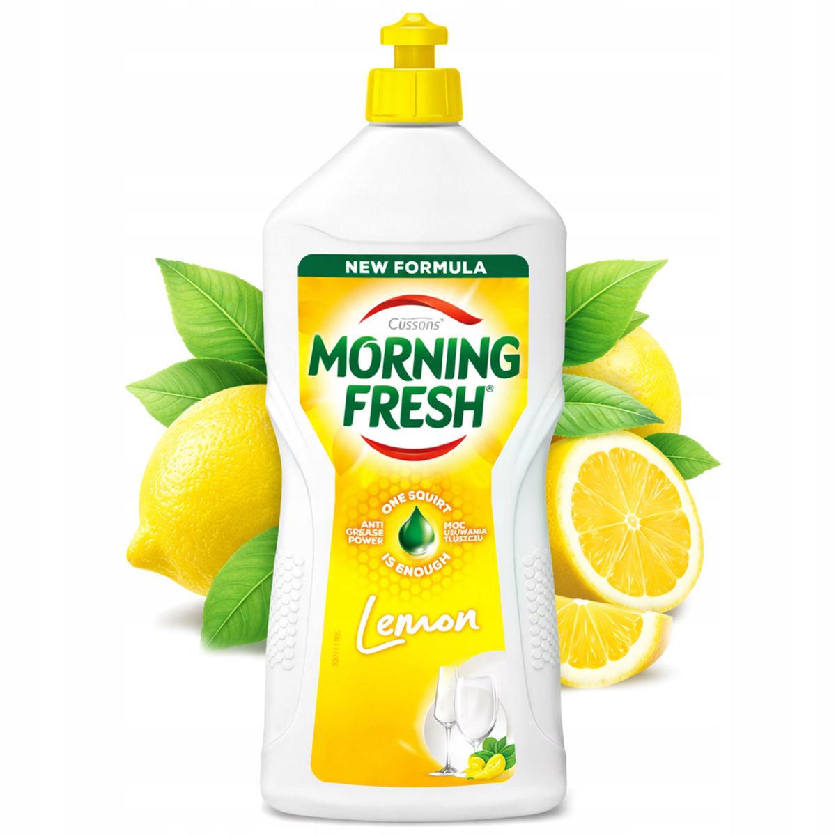 CONCENTRATED DISHWASHING LIQUID MORNING FRESH LEMON 900ML