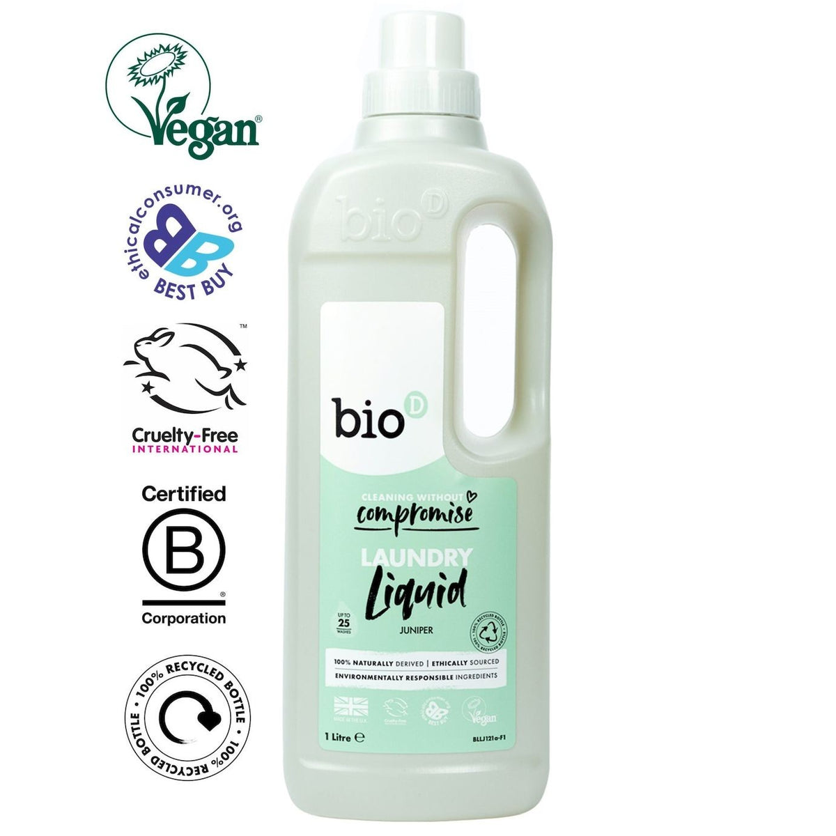 CONCENTRATED JUNIPER WASHING LIQUID, BIO-D Brand Bio-D