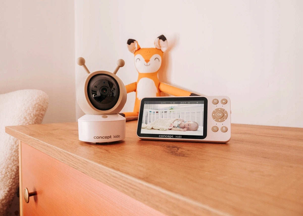 CONCEPT Dětská chůvička s kamerou a LED osvětlením KIDO KD5010 Kind electronic nanny