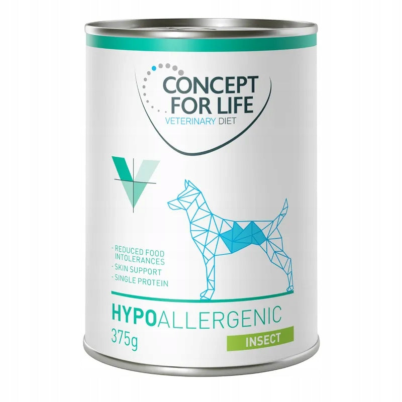CONCEPT FOR LIFE Veterinary Diet Hypoallergenic insects insect 375g for PSA