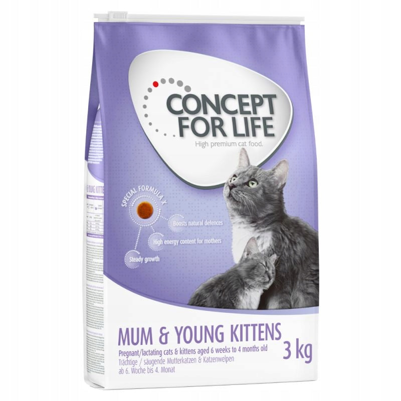 CONCEPT FOR LIFE mum &young kittens 3kg
