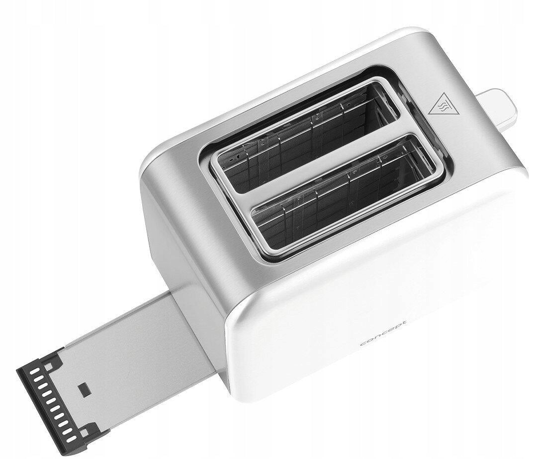 CONCEPT TE2051 WHITE Toaster Power rating 950 W