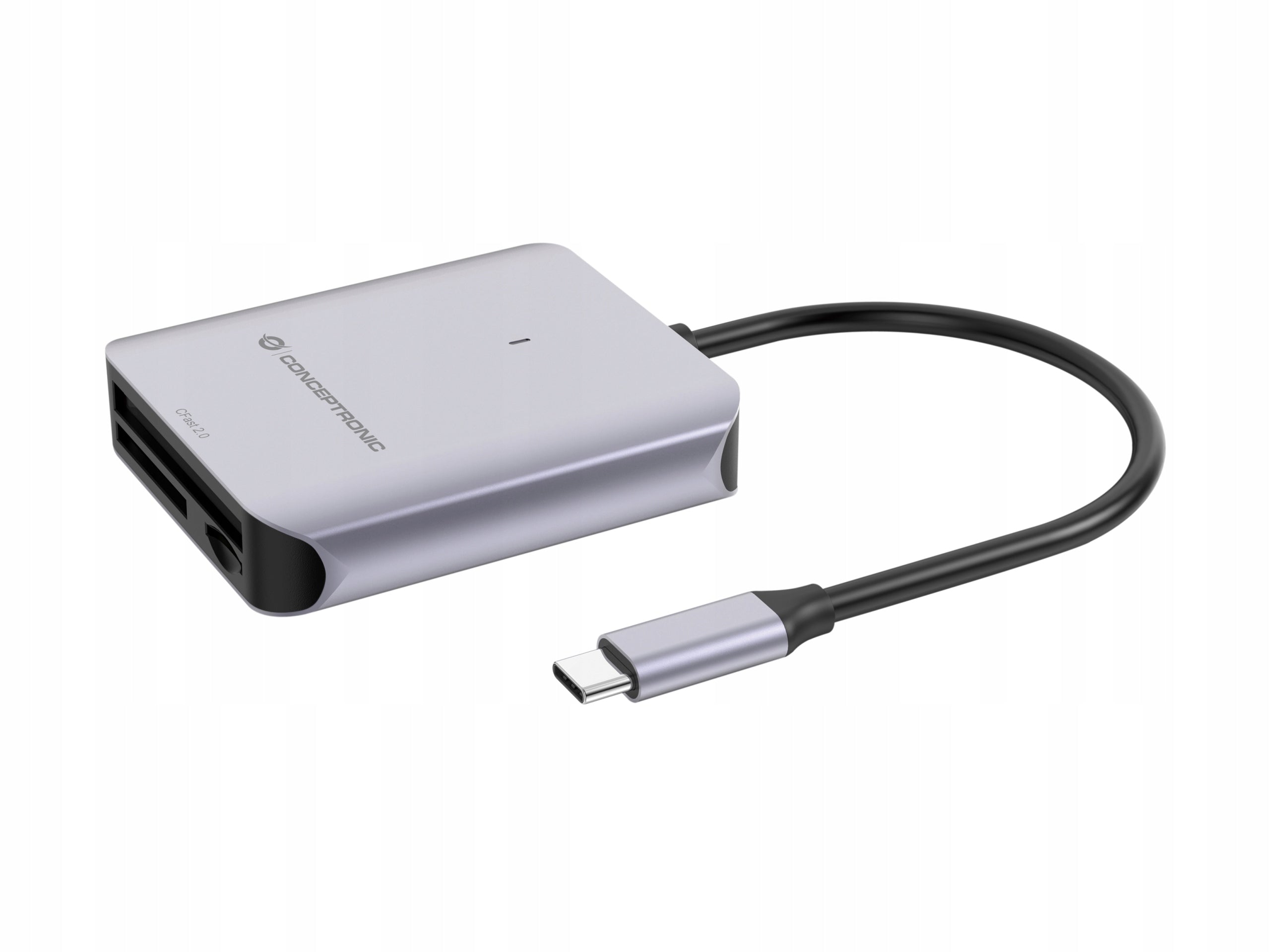CONCEPTRONIC card reader USB-C3.2->SD/TF4.0/CFast2.0 black