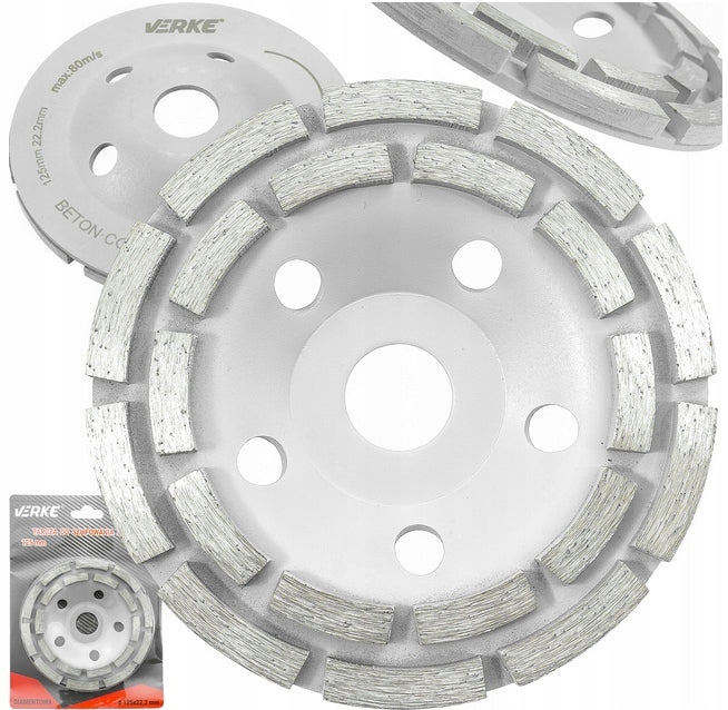CONCRETE GRINDING DISC DIAMOND POT SEGMENT 125mm