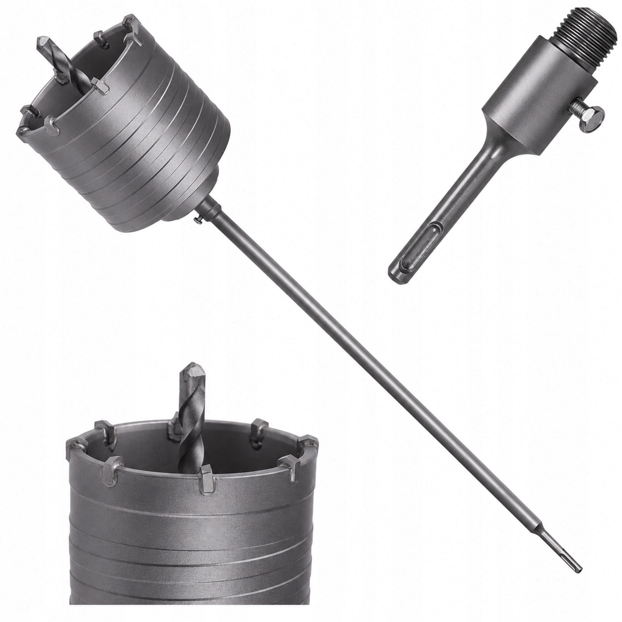 CONCRETE HOLE SAW 65mm SDS+ CUTTER LACE SAW WITH SDS ADAPTER plus 600mm
