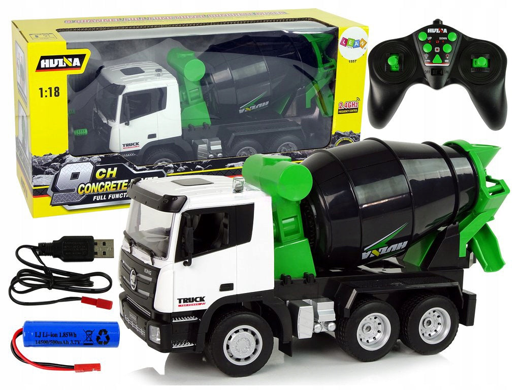CONCRETE MIXER REMOTE CONTROLLED TRUCK RC PEAR RC 1557 H-TOYS