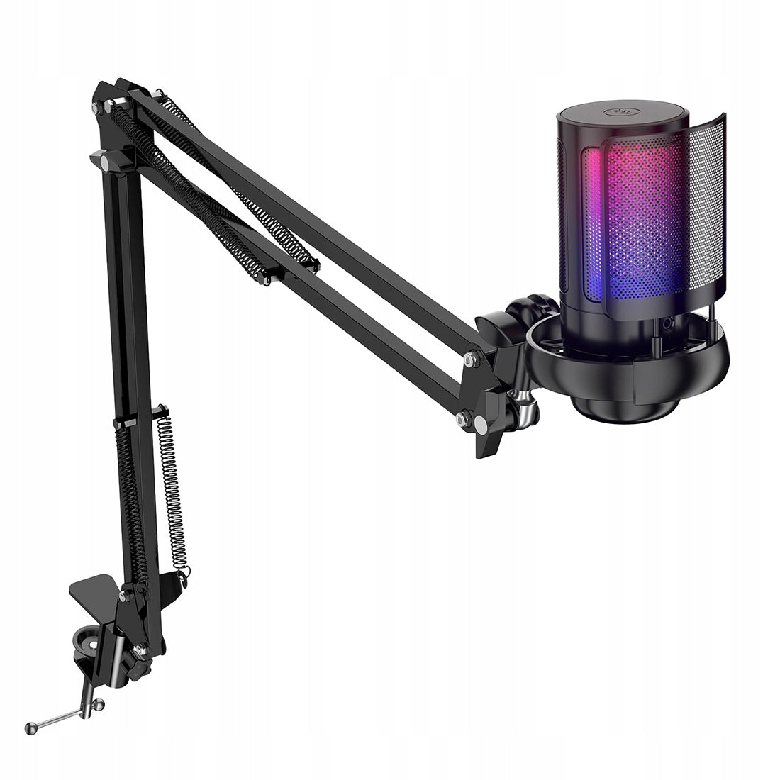CONDENSER MICROPHONE STUDIO GAMING USB INTERFACE TRIPOD FILTER SET