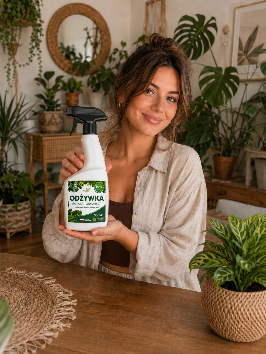 CONDITIONER FERTILIZER MIST FOR LEAVES OF GREEN PLANTS MONSTERY PALM FICUS FERN Manufacturer code ODŻYWKA NAWÓZ MGIEŁKA DO LIŚCI ROŚLIN ZIELONY