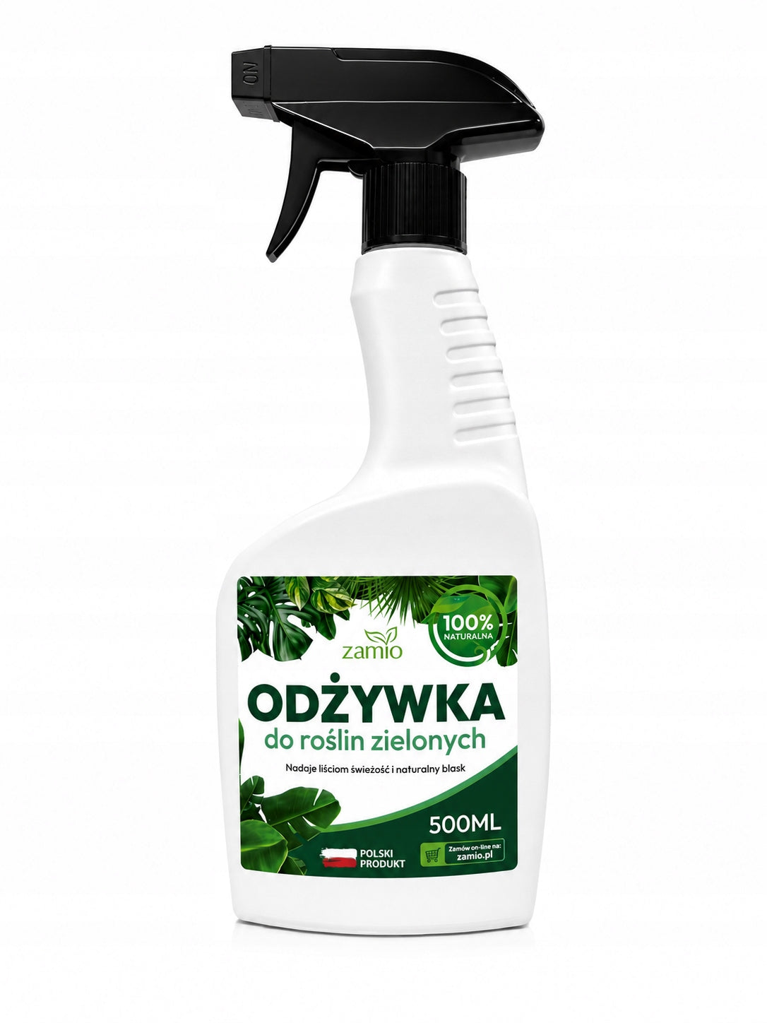 CONDITIONER FERTILIZER MIST FOR LEAVES OF GREEN PLANTS MONSTERY PALM FICUS FERN Volume 0.5 l