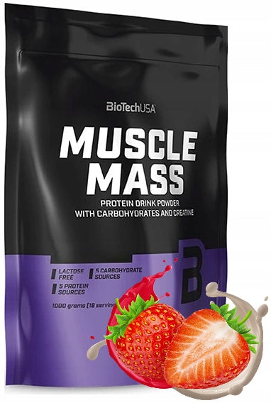 CONDITIONER FOR MASS AND STRENGTH BIOTECH MUSCLE MASS 1000G STRONG GAINER FOR GAINS