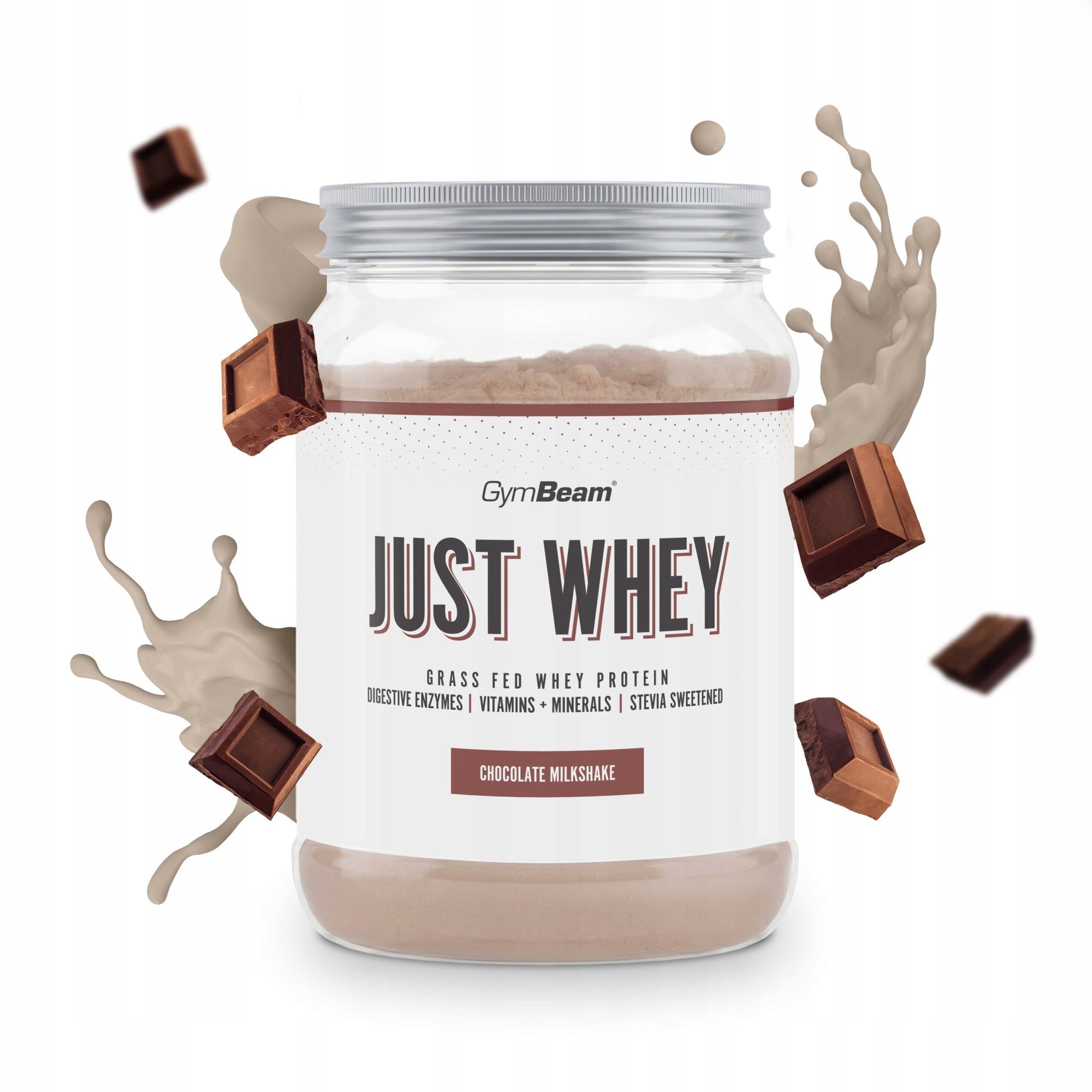 CONDITIONER WHEY PROTEIN JUST WHEY WPC WPI WPH GymBeam 500g chocolate