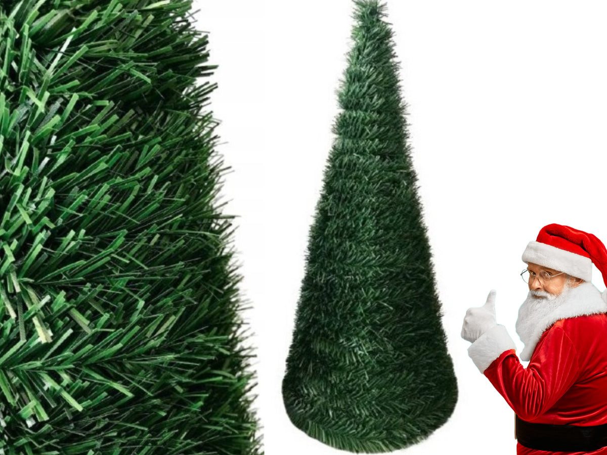 CONE Christmas Tree Artificial Conical CHRISTMAS ORNAMENT Narrow 100cm