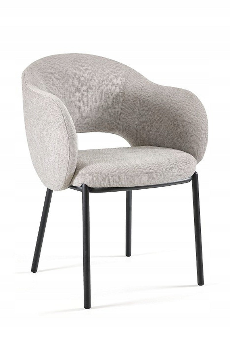 CONFERENCE CHAIR STILO GREY FABRIC ABRASION RESISTANT MODERN