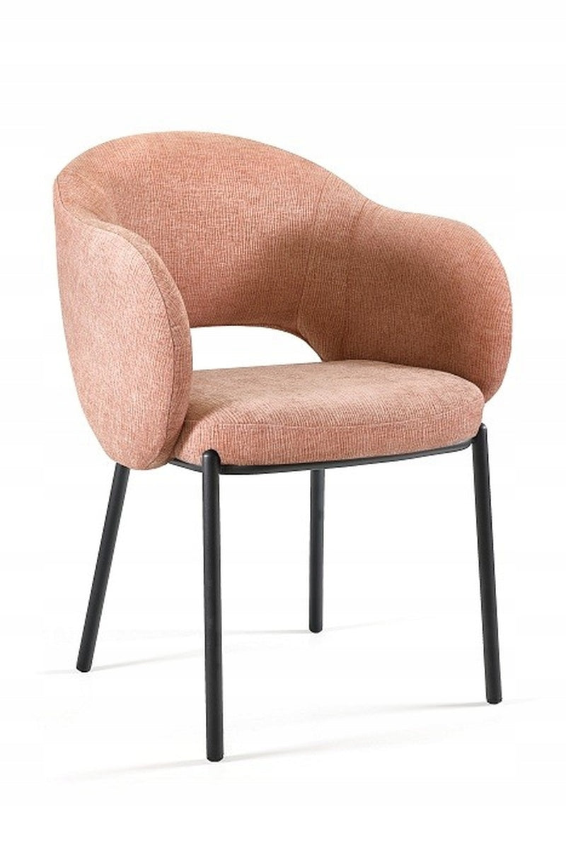 CONFERENCE CHAIR STILO PINK FABRIC ABRASION RESISTANT MODERN