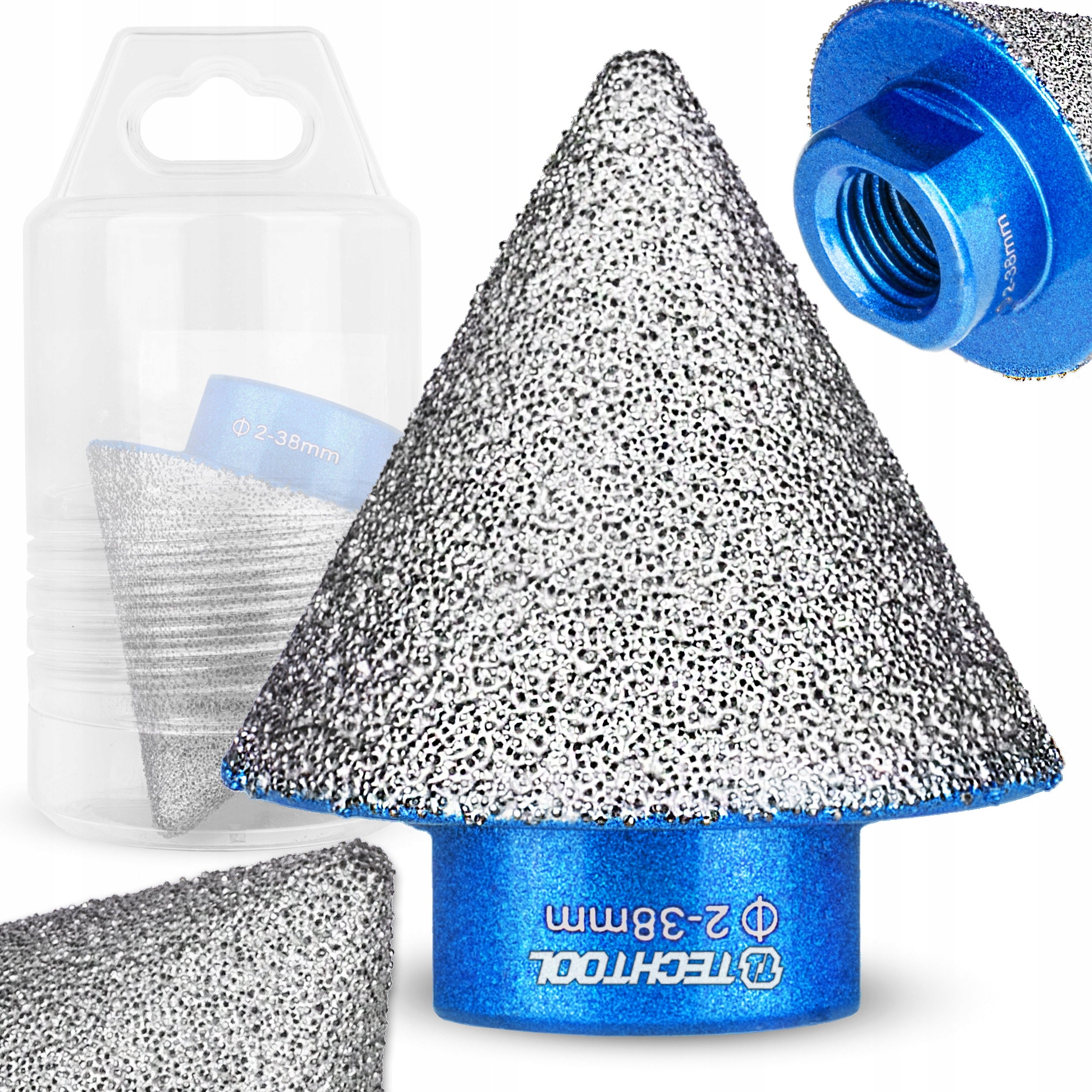 CONICAL DIAMOND DRILL BIT CONICAL DIAMOND HOLE SAW CONE 38MM